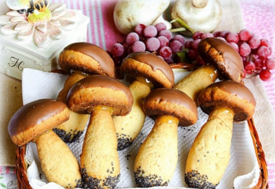 Печенье грибочки